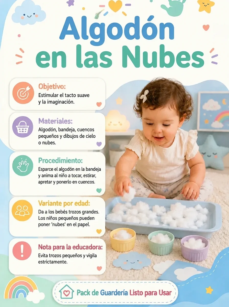 Ejemplo de ficha de actividad del Pack Completo para Guarderías nº 6
