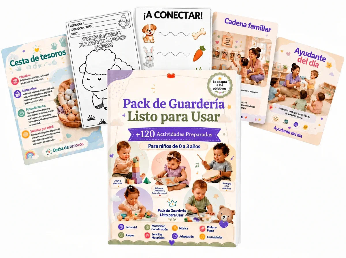 Vista ampliada del PDF principal del Pack Completo para Guarderías