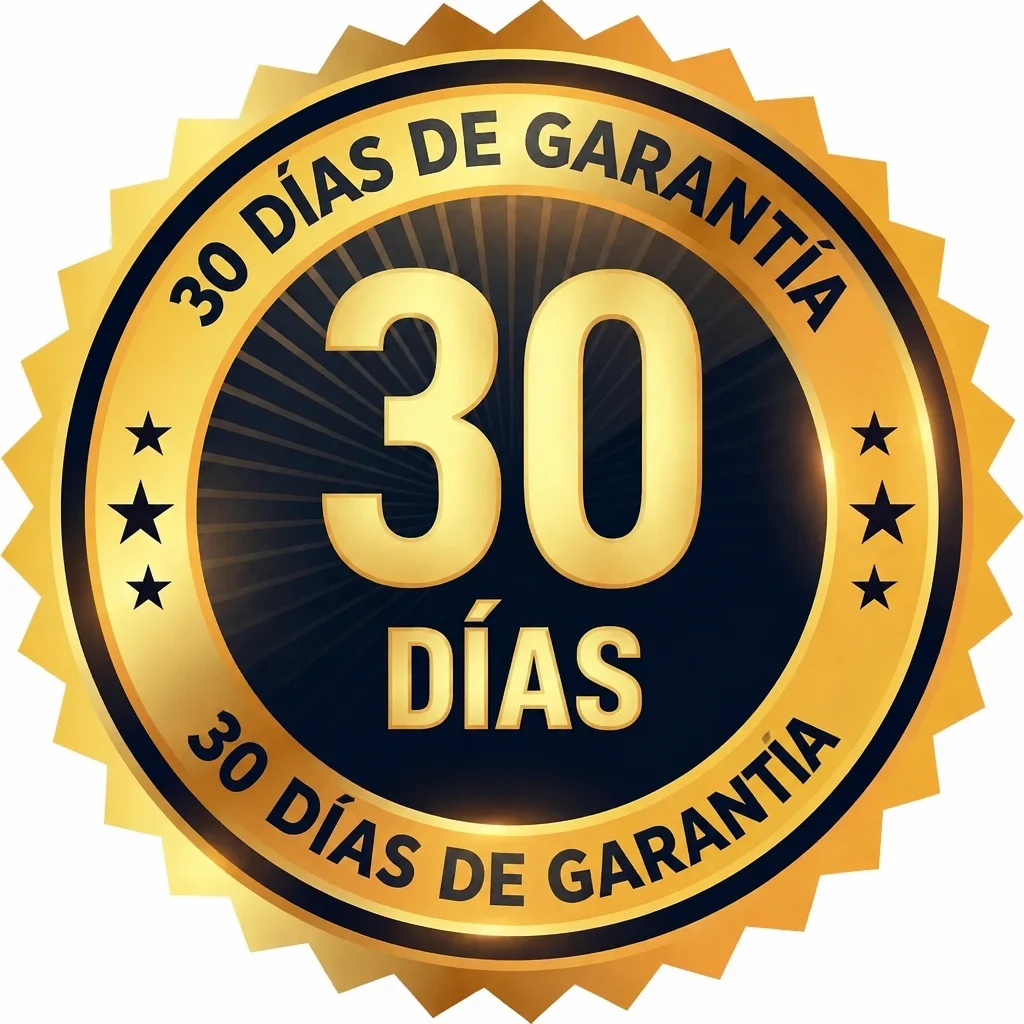 Sello de garantía de devolución de 30 días